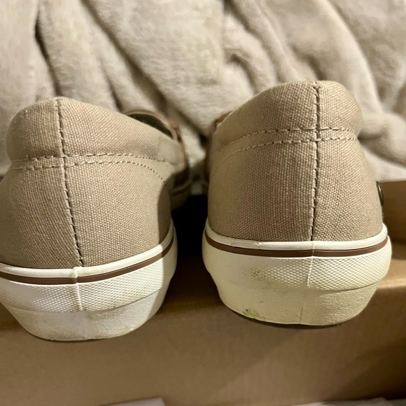 Women’s Keds Grasshoppers Size 8.5 Tan &White - Picture 6 of 9